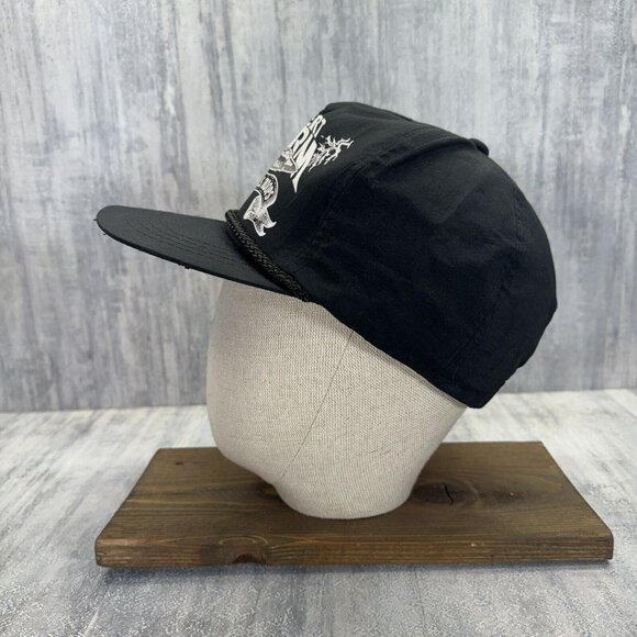 Desert Storm Support Our U.S. Troops Hat Snap Back Trucker Black Mesh Cap Adult - Picture 5 of 9